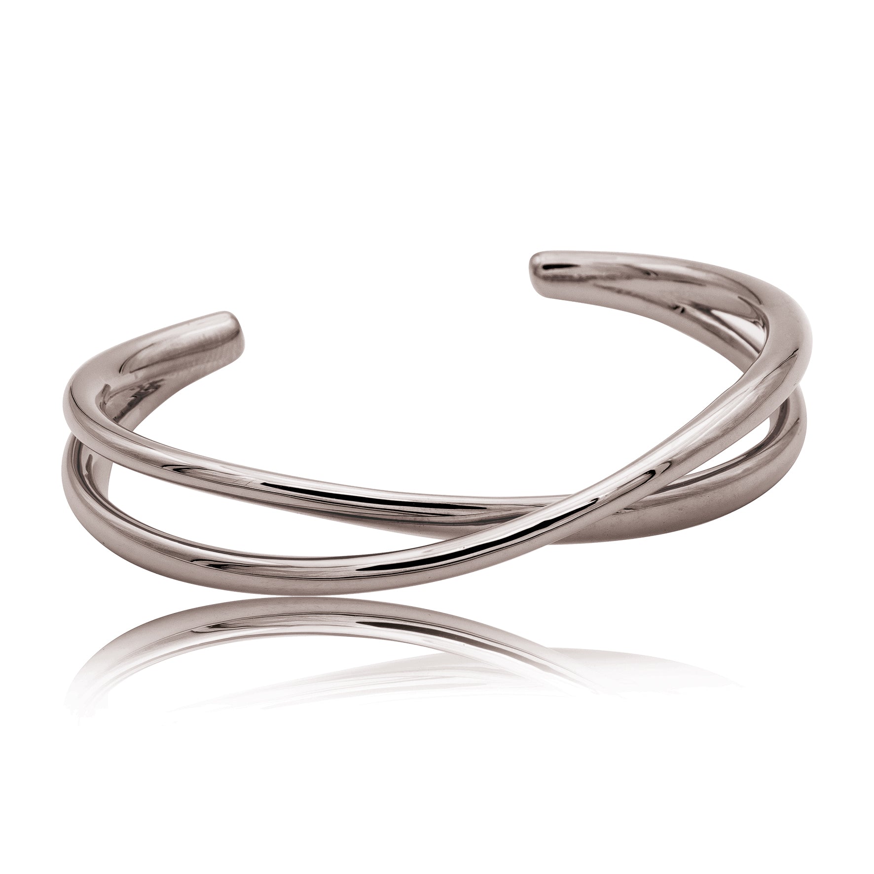 Gesloten armband "kruis" 925/-